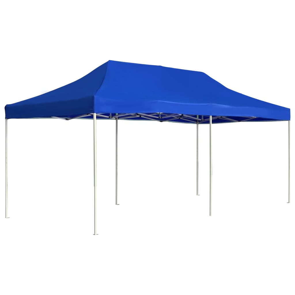 vidaXL Professional Folding Party Tent Aluminum 19.7'x9.8' Blue