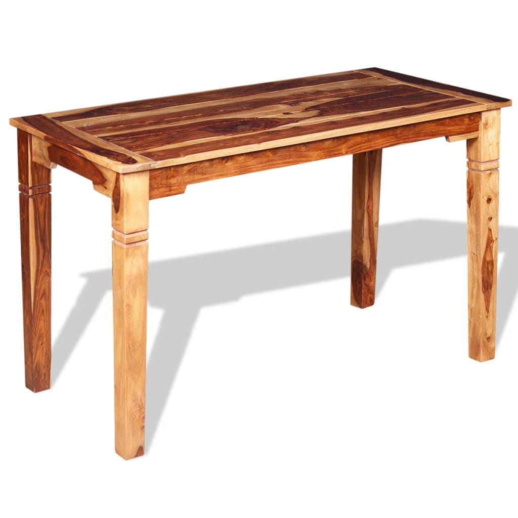 vidaXL Dining Table Solid Sheesham Wood 47.2"x23.6"x30"