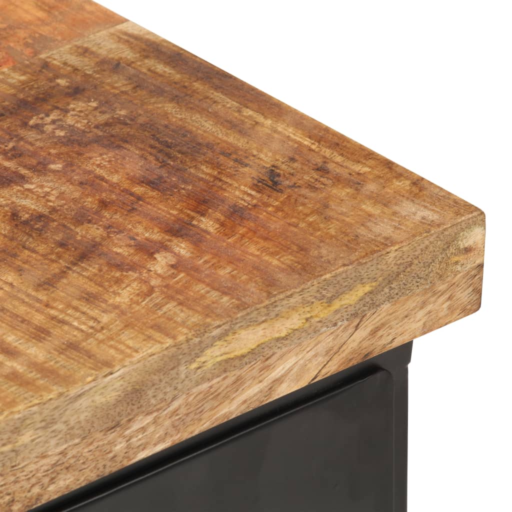 vidaXL Sideboard 23.6"x11.8"x29.9" Rough Mango Wood