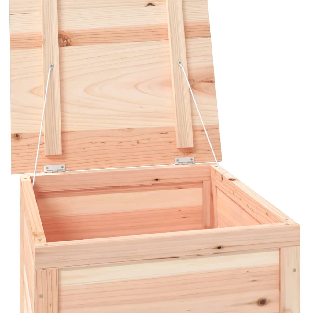 vidaXL Patio Cushion Box 19.7"x19.7"x22" Solid Wood Fir