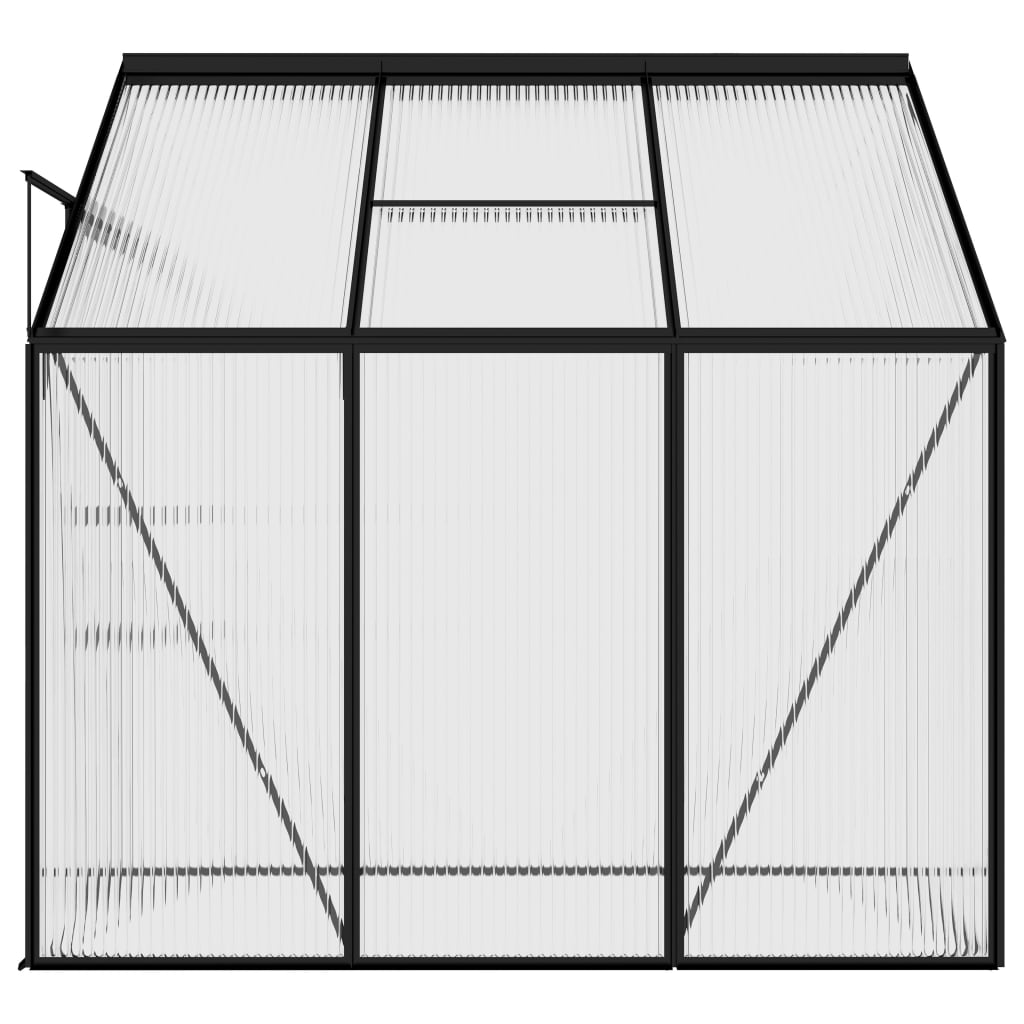 vidaXL Greenhouse Anthracite Aluminum 134.2 ft³