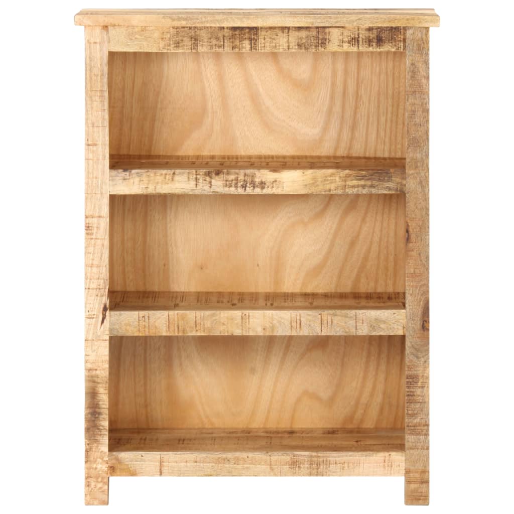 vidaXL Book Cabinet 23.2"x11.8"x31.5" Rough Mango Wood