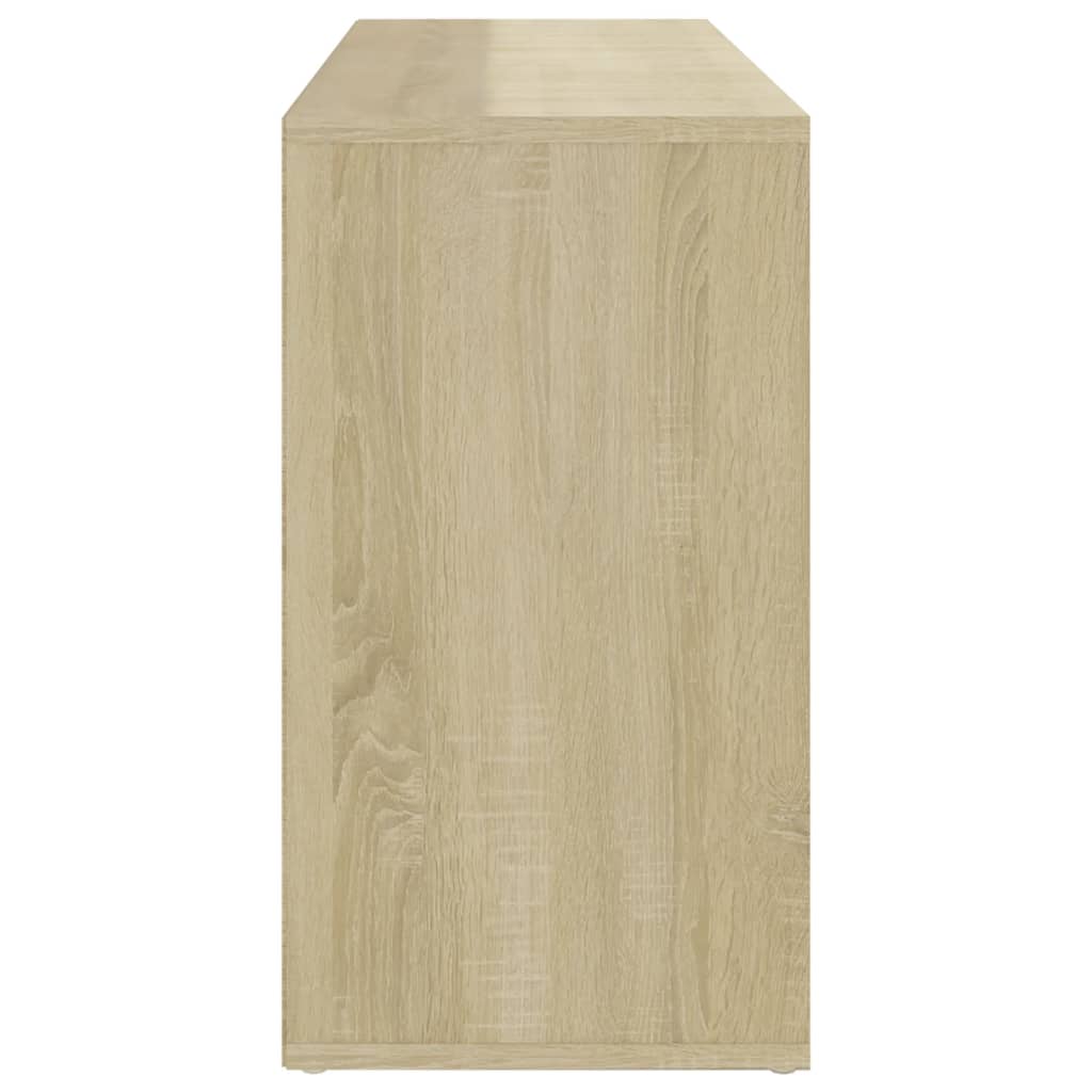 vidaXL Shoe Bench Sonoma Oak 40.6"x11.8"x21.5" Engineered Wood