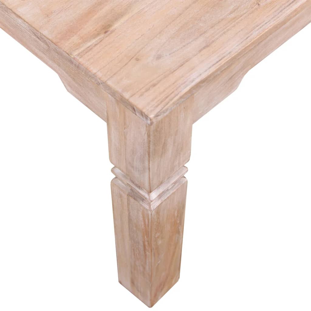 vidaXL Coffee Table Acacia Wood 23.6"x23.6"x17.7"