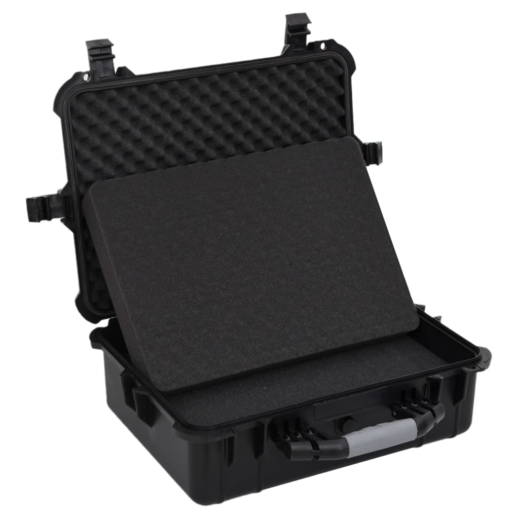 vidaXL Portable Flight Case Black 20.5"x15.7"x7.5" PP