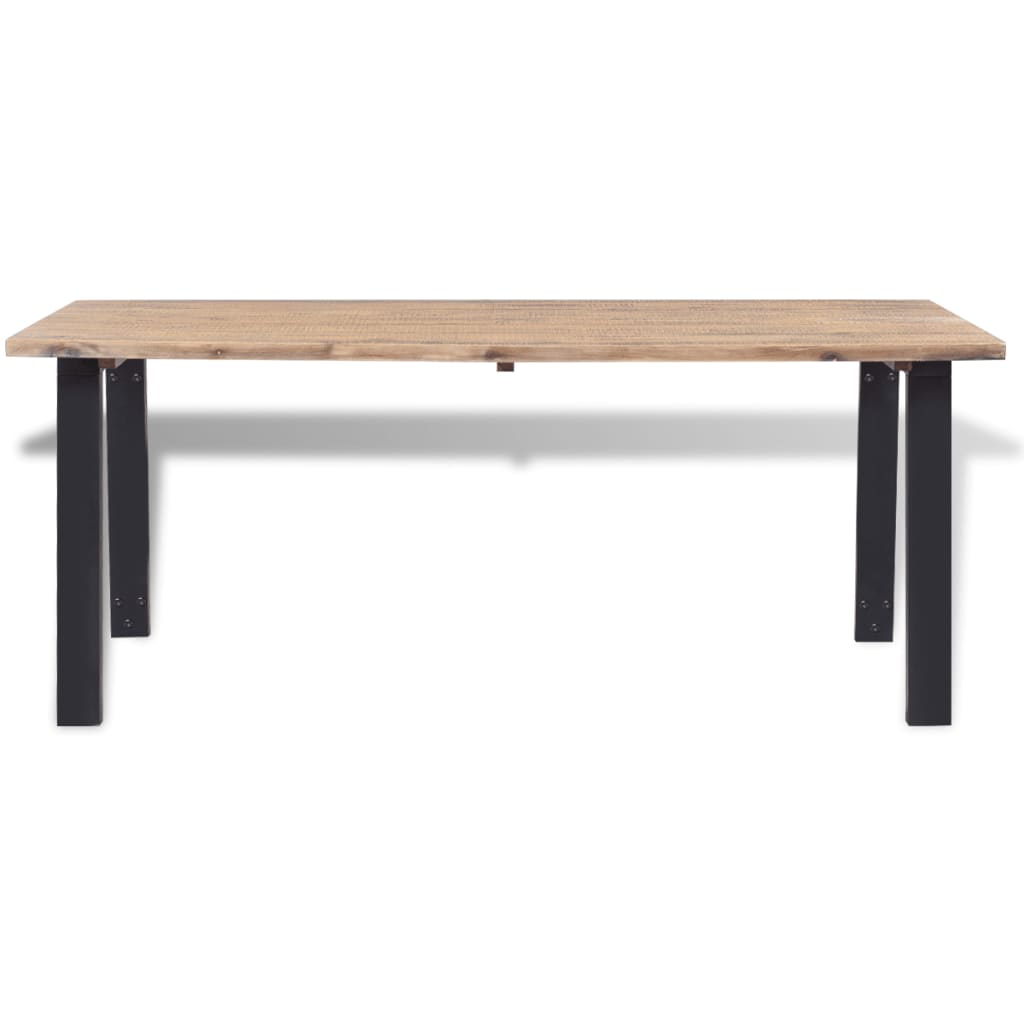vidaXL Dining Table Solid Acacia Wood 66.9"x35.4"x29.5"