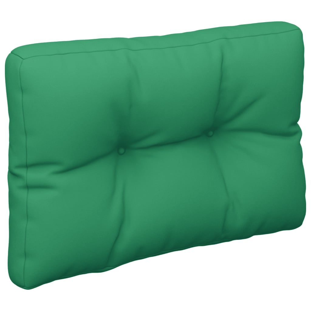 vidaXL Pallet Cushion Green 23.6"x15.7"x4.7" Fabric