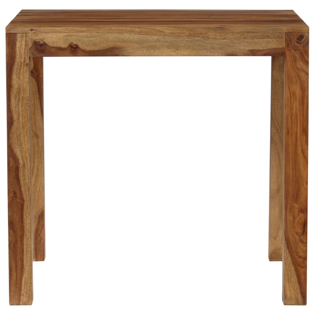 vidaXL Dining Table Solid Sheesham Wood 32.2"x31.5"x29.9"