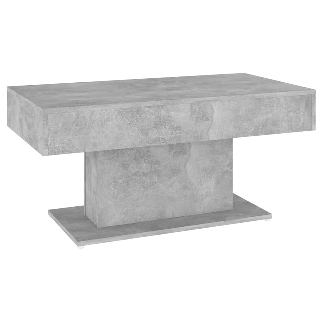 vidaXL Coffee Table Concrete Gray 37.8"x19.7"x17.7" Engineered Wood