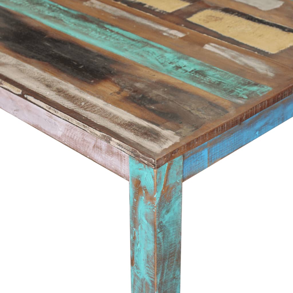 vidaXL Dining Table Solid Reclaimed Wood 31.5"x32.3"x30"