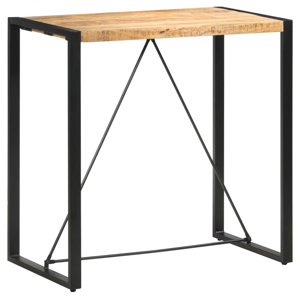 vidaXL Bar Table 43.3"x23.6"x43.3" Solid Mango Wood