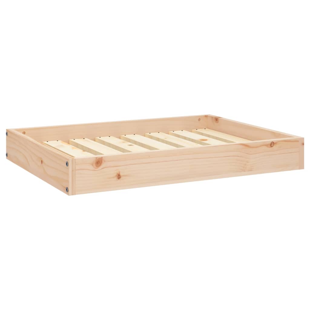 vidaXL Dog Bed 28.1"x21.3"x3.5" Solid Wood Pine