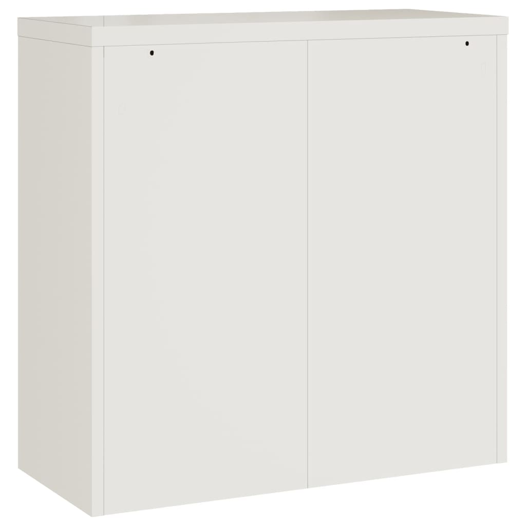 vidaXL File Cabinet White 35.4"x15.7"x35.4" Steel