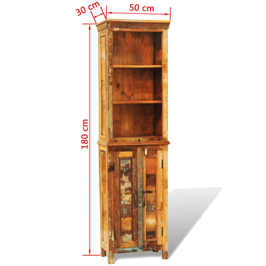 vidaXL Bookshelf Reclaimed Solid Wood Vintage
