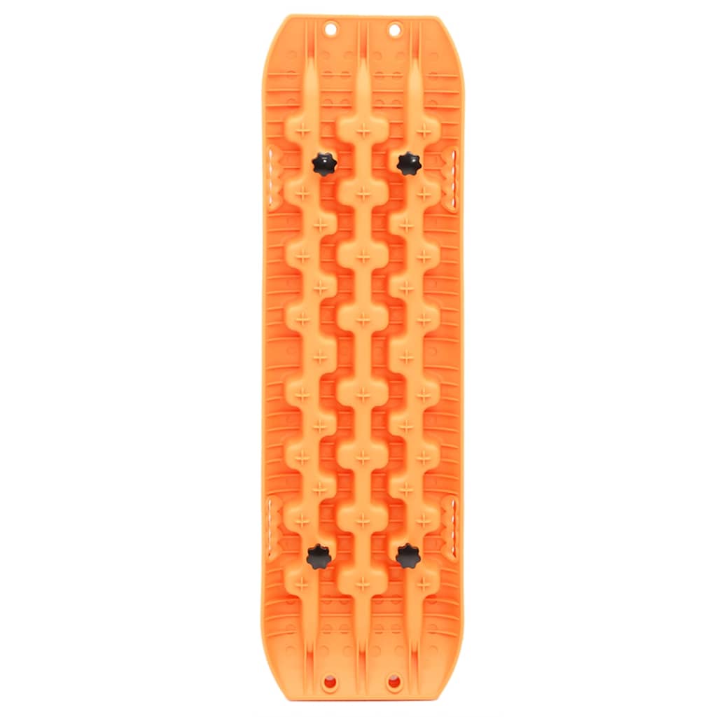 vidaXL Traction Boards 2 pcs Orange 41.7"x12"x2.8" Nylon