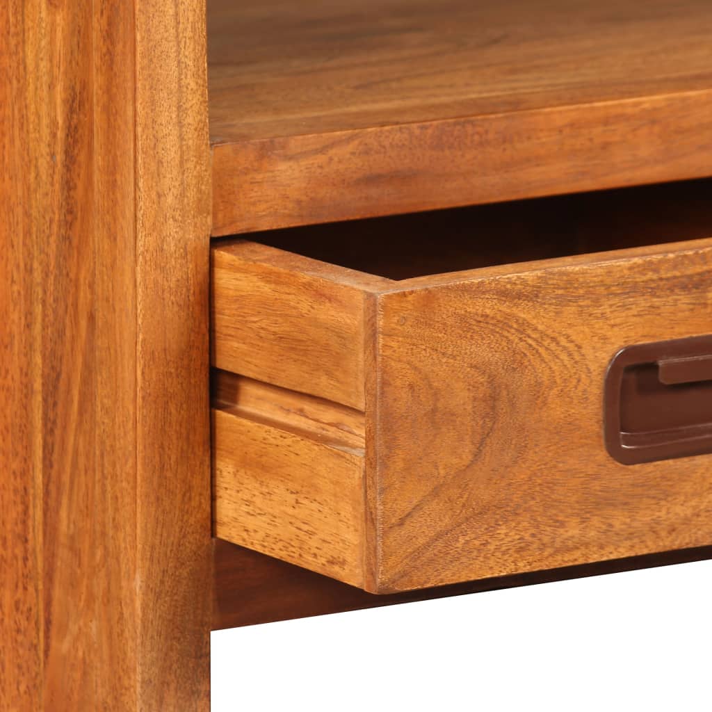 vidaXL TV Cabinet Solid Wood Acacia 35.4"x11.8"x21.6"