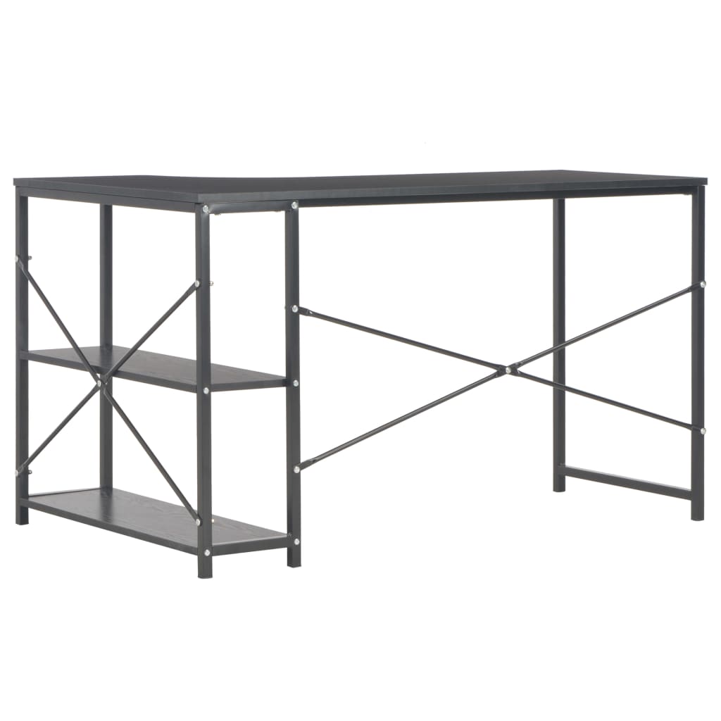 vidaXL Computer Desk Black 47.2"x28.3"x27.6"