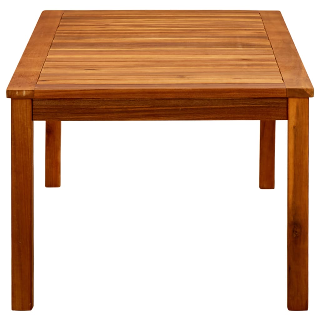 vidaXL Patio Coffee Table 43.3"x23.6"x17.7" Solid Acacia Wood