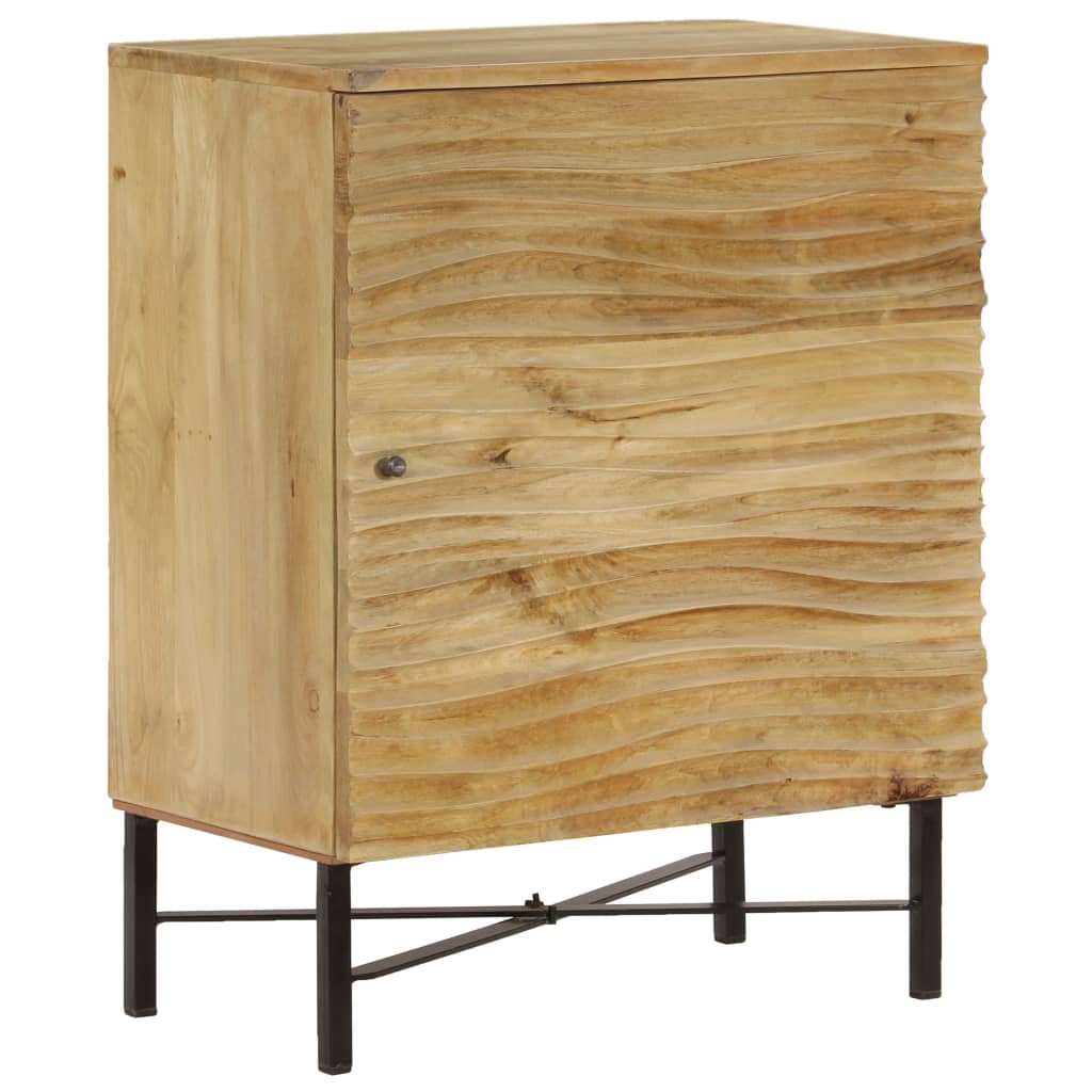 vidaXL Sideboard Solid Mango Wood 23.6"x13.8"x29.5"