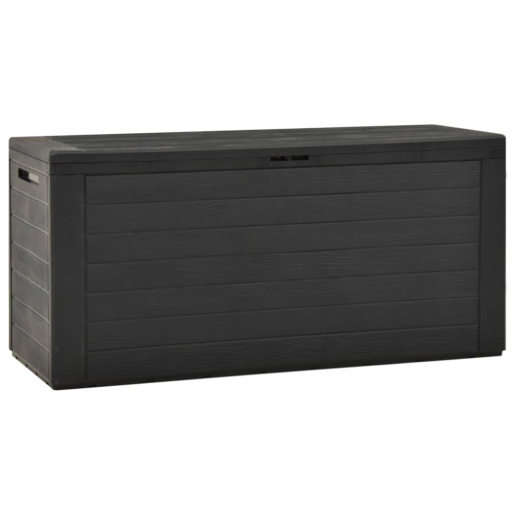 vidaXL Patio Storage Box Anthracite 45.7"x17.3"x21.7"