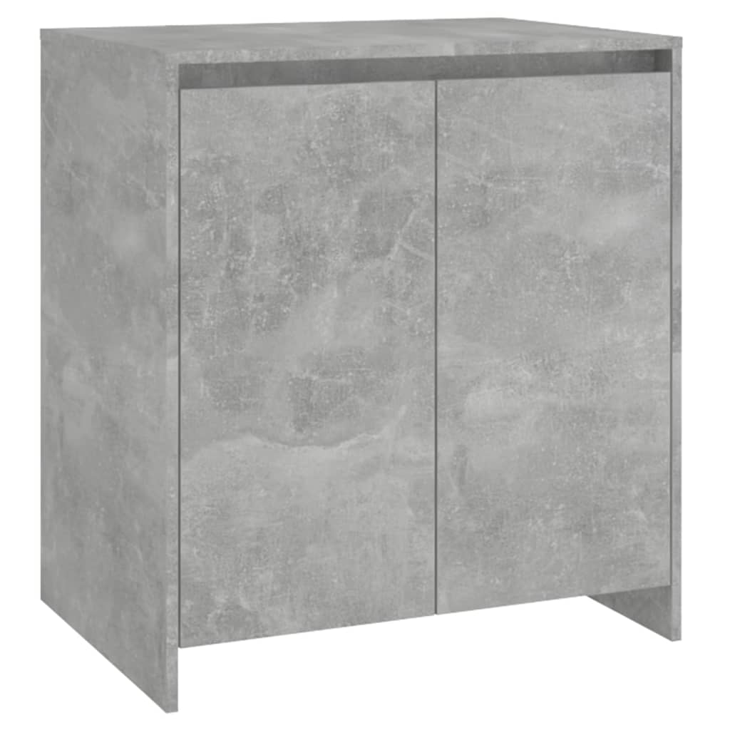 vidaXL Sideboard Concrete Gray 27.6"x16.1"x29.5" Engineered Wood