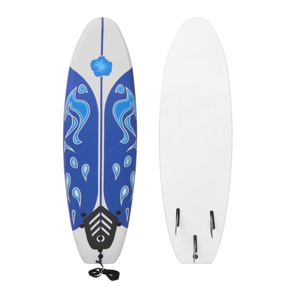 vidaXL Surfboard Blue 66.9"