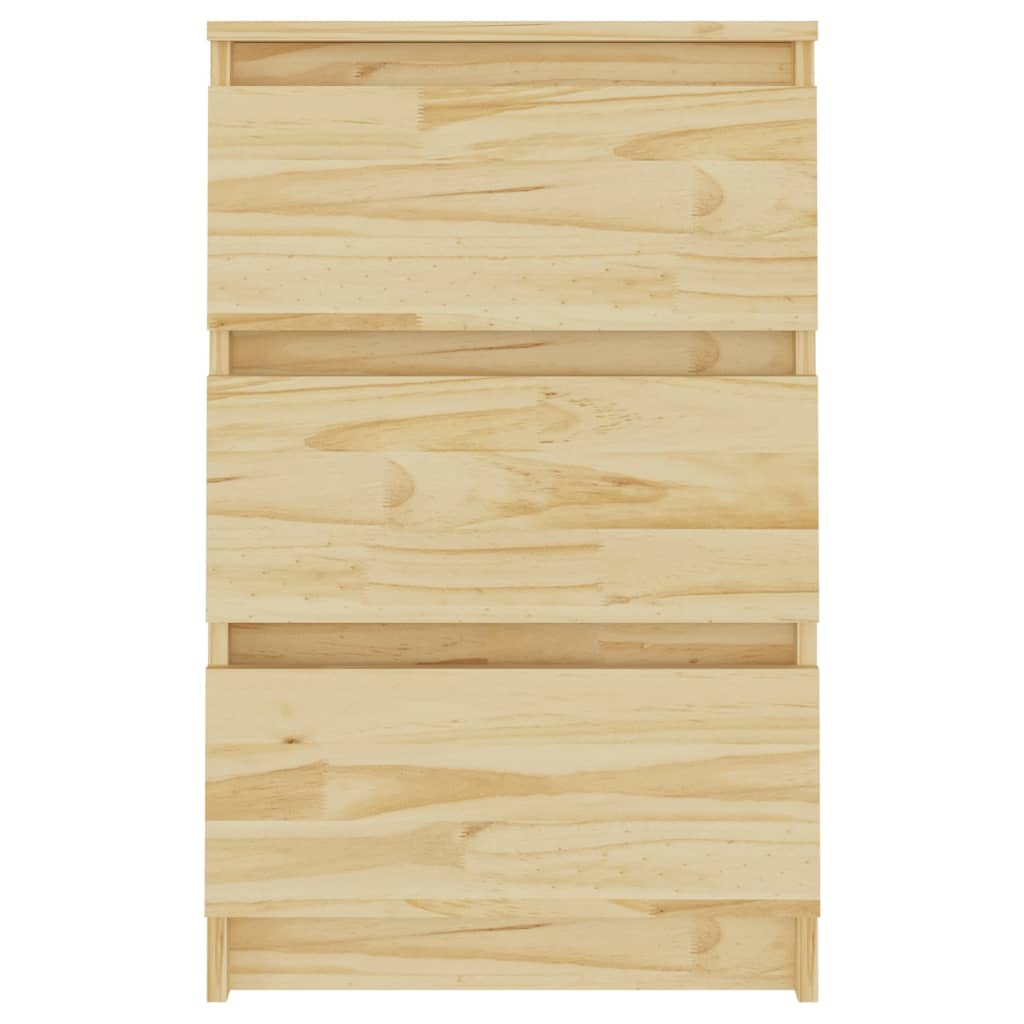 vidaXL Bedside Cabinets 2 pcs 15.7"x11.6"x25.2" Solid Wood Pine