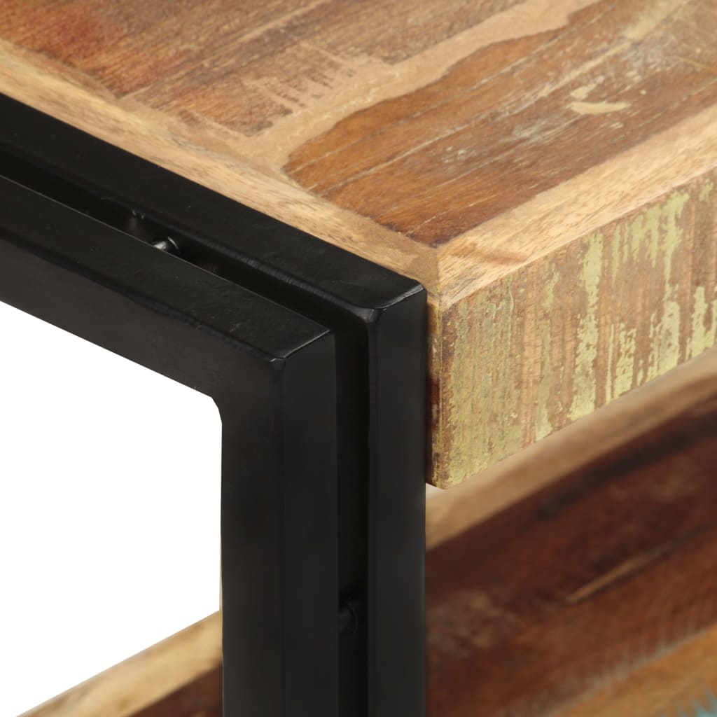 vidaXL TV Cabinet 59.1"x11.8"x15.7" Solid Reclaimed Wood