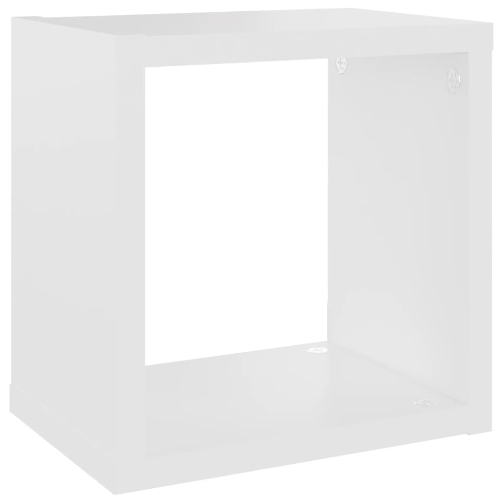 vidaXL Wall Cube Shelves 6 pcs White 8.7"x5.9"x8.7"