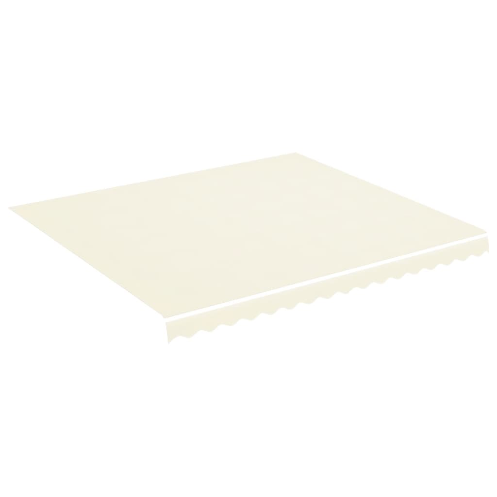 vidaXL Replacement Fabric for Awning Cream 13.1'x11.5'