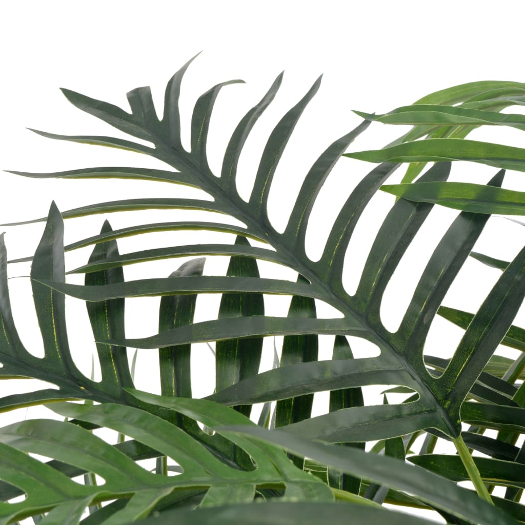 vidaXL Artificial Plant Palm with Pot Green 65"