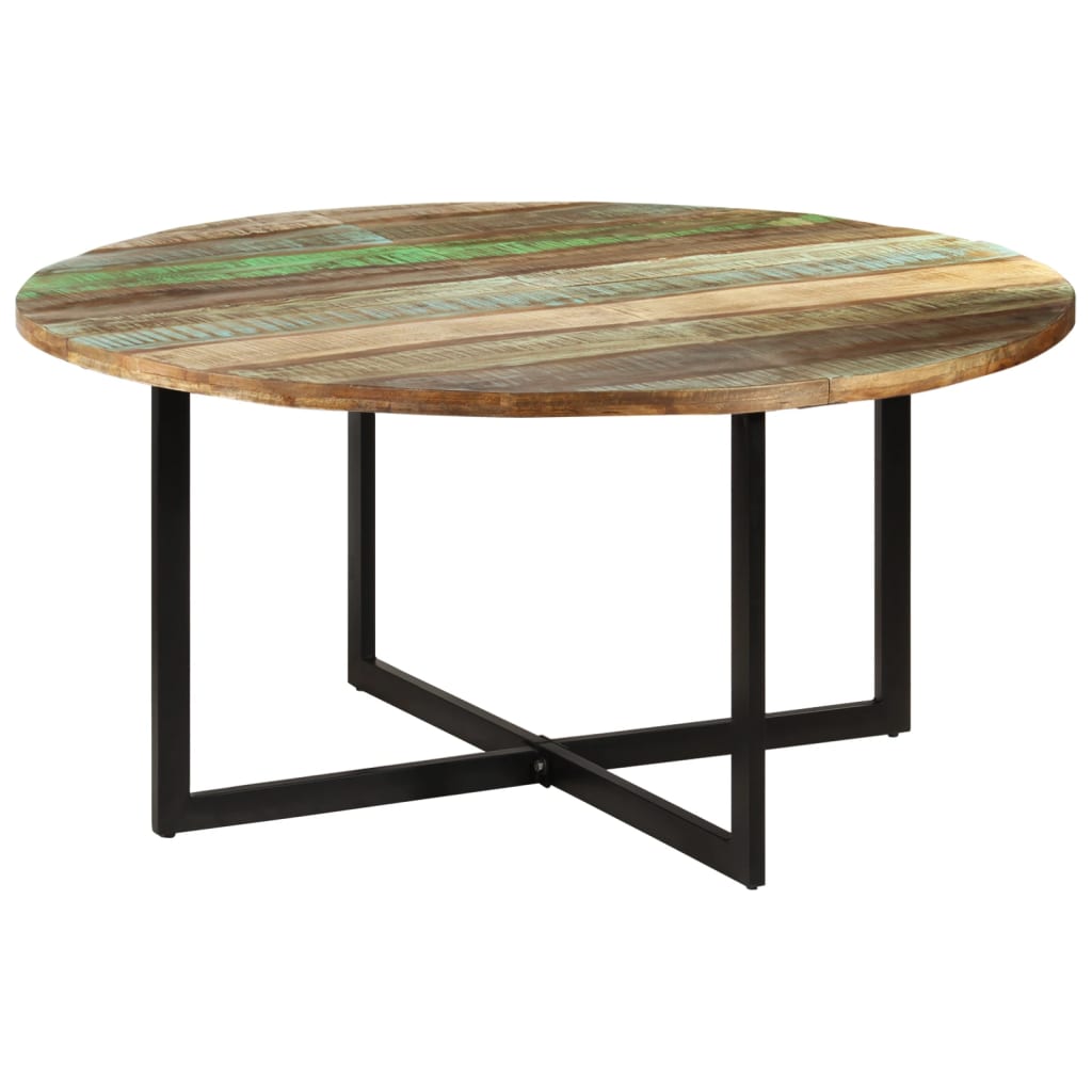 vidaXL Dining Table 59.1"x29.5" Solid Wood Reclaimed