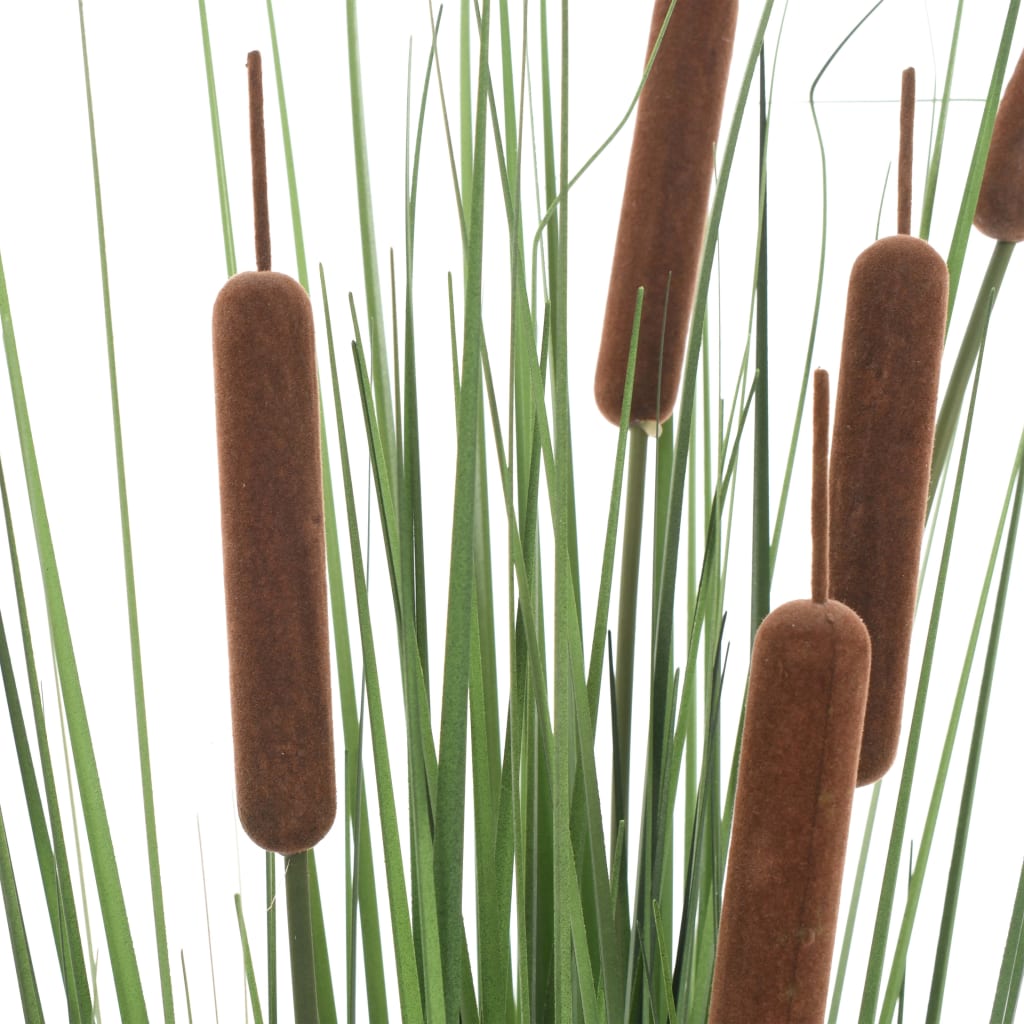 vidaXL Artificial Grass Plant with Bulrush 33.5"