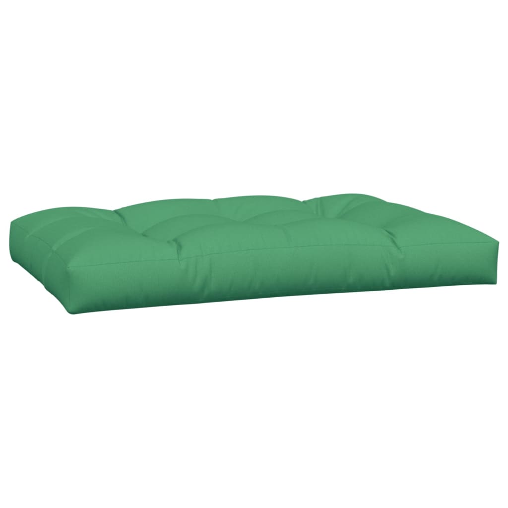 vidaXL Pallet Cushions 5 pcs Green Fabric