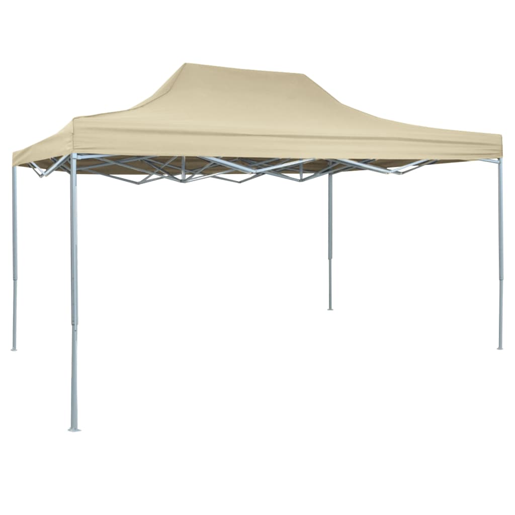 vidaXL Professional Folding Party Tent 9.8'x13.1' Steel Cream