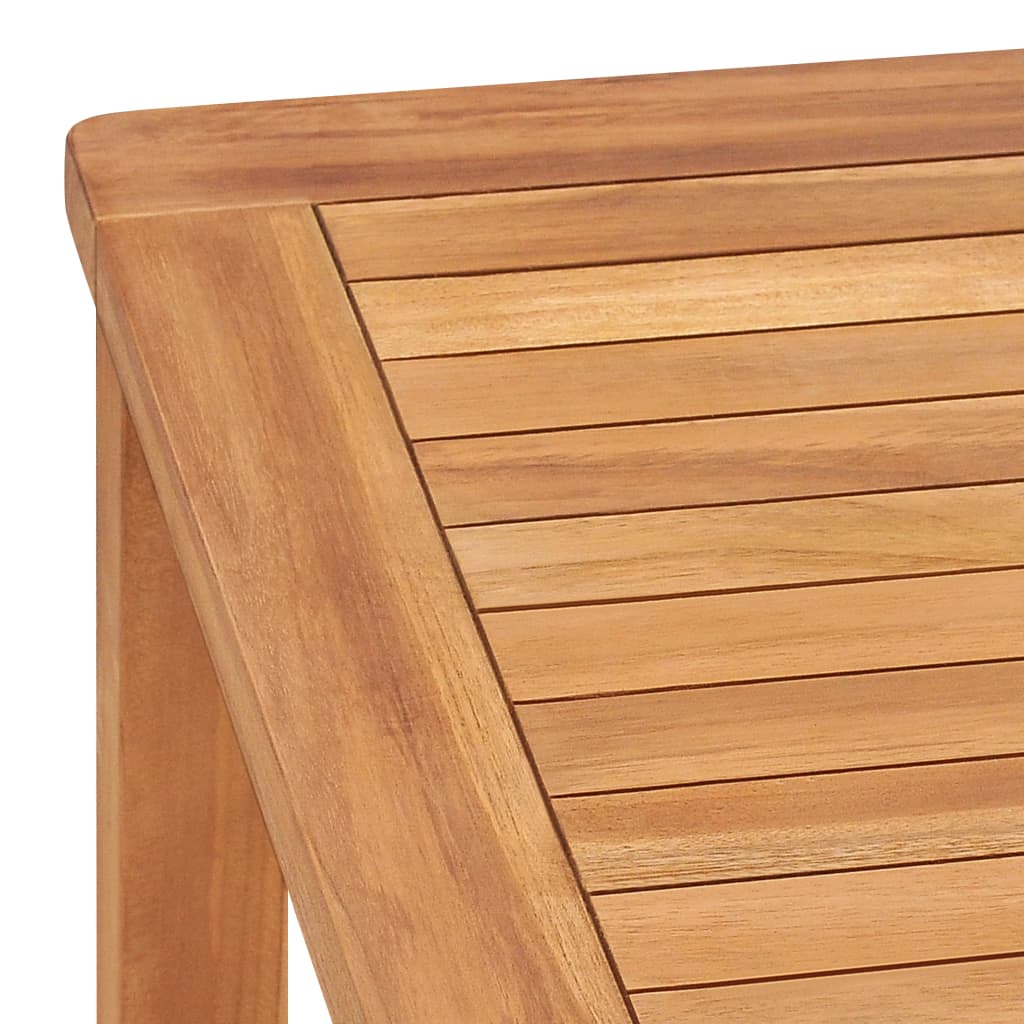 vidaXL Patio Dining Table 55.1"x31.5"x30.3" Solid Teak Wood