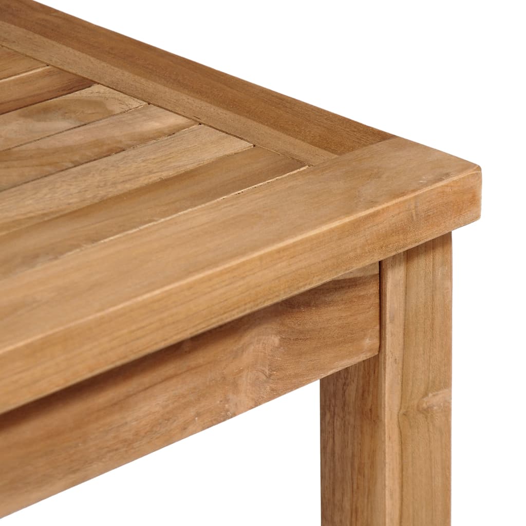 vidaXL 5 Piece Patio Dining Set Solid Teak Wood