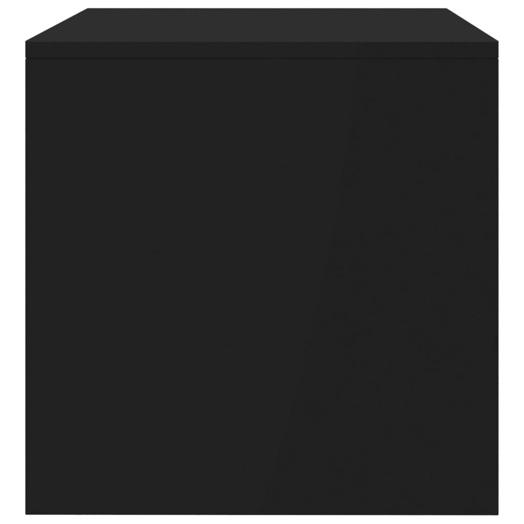 vidaXL TV Stand Black 39.4"x15.7"x15.7" Engineered Wood