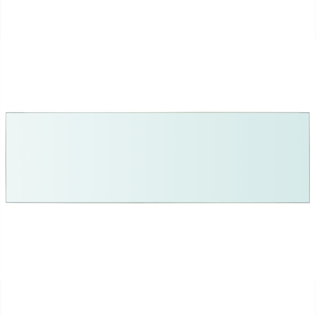 vidaXL Shelf Panel Glass Clear 31.5"x9.8"