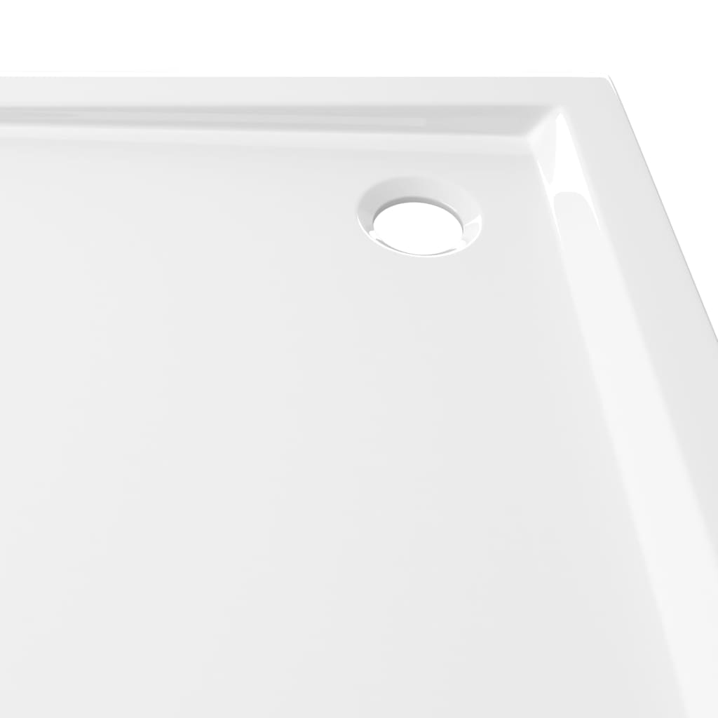 vidaXL Square ABS Shower Base Tray White 31.5"x31.5"