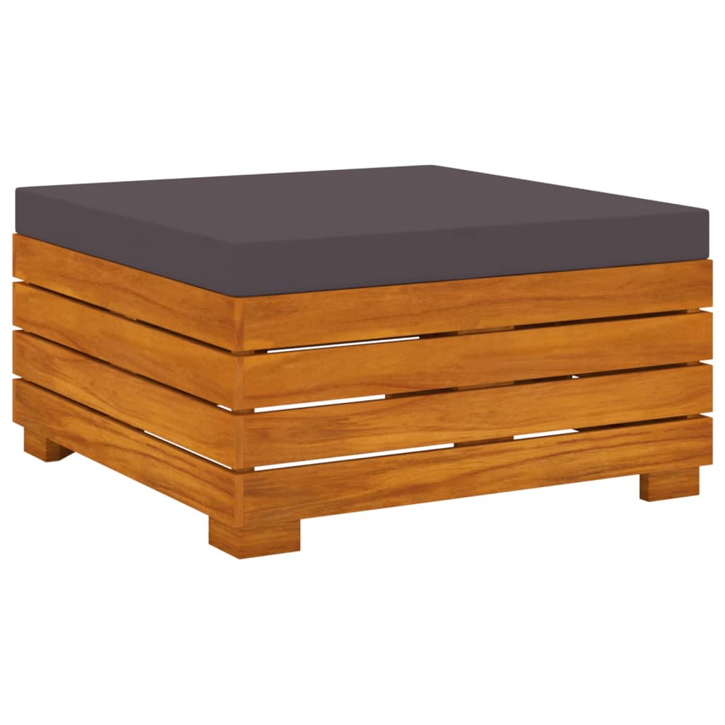 vidaXL 12 Piece Patio Lounge Set with Cushions Solid Acacia Wood