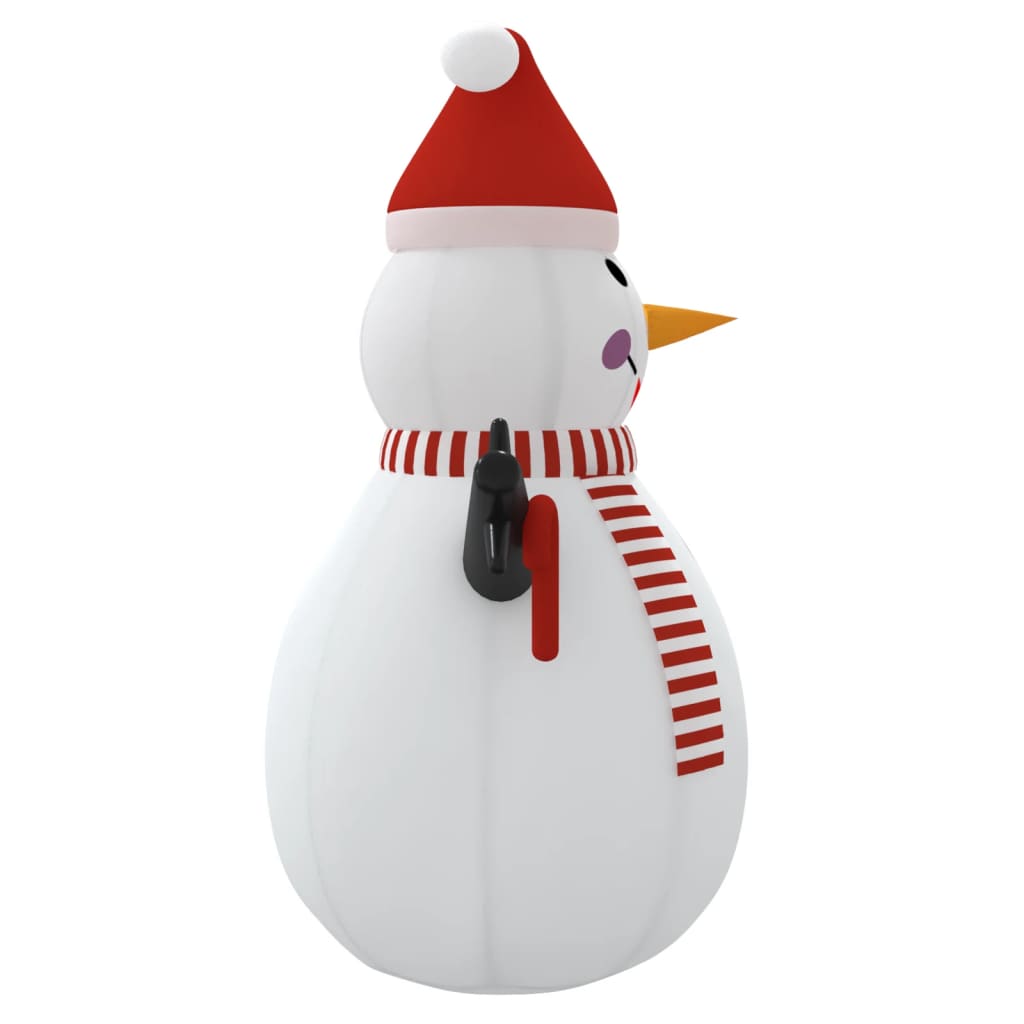 vidaXL Inflatable Snowman with LEDs 15 ft