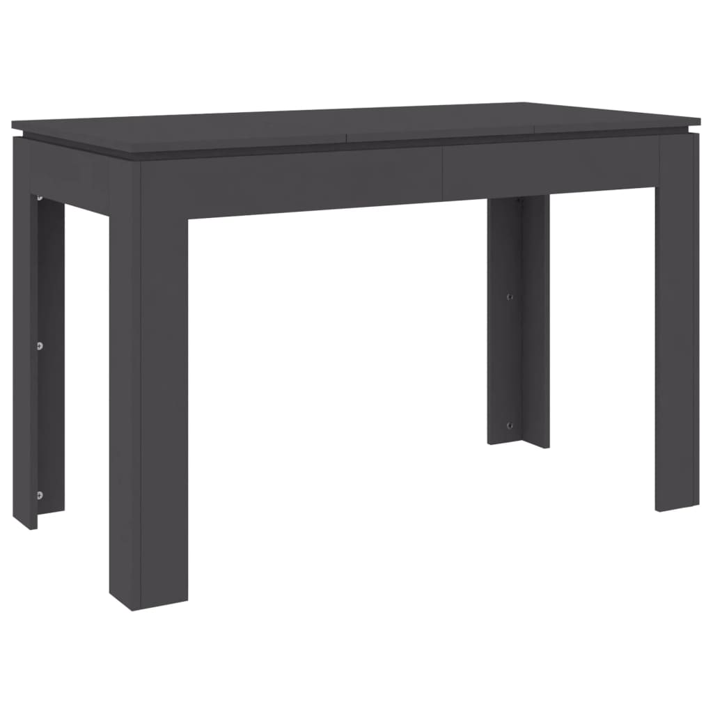 vidaXL Dining Table Gray 47.2"x23.6"x29.9" Engineered Wood