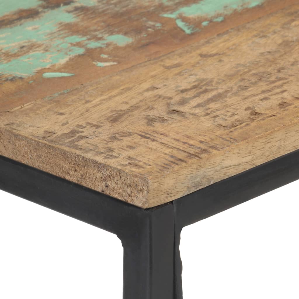 vidaXL Console Table 43.3"x13.8"x29.5" Solid Reclaimed Wood