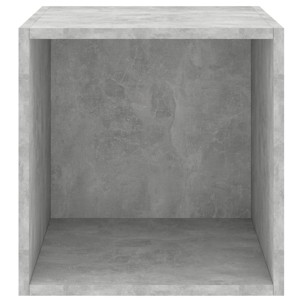 vidaXL Wall Cabinets 2 pcs Concrete Gray 14.6"x14.6"x14.6" Chipboard