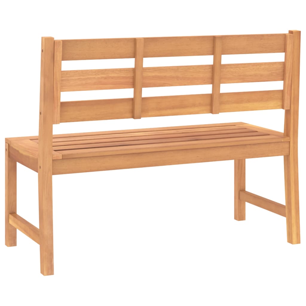 vidaXL Patio Bench 44.9" Solid Teak Wood