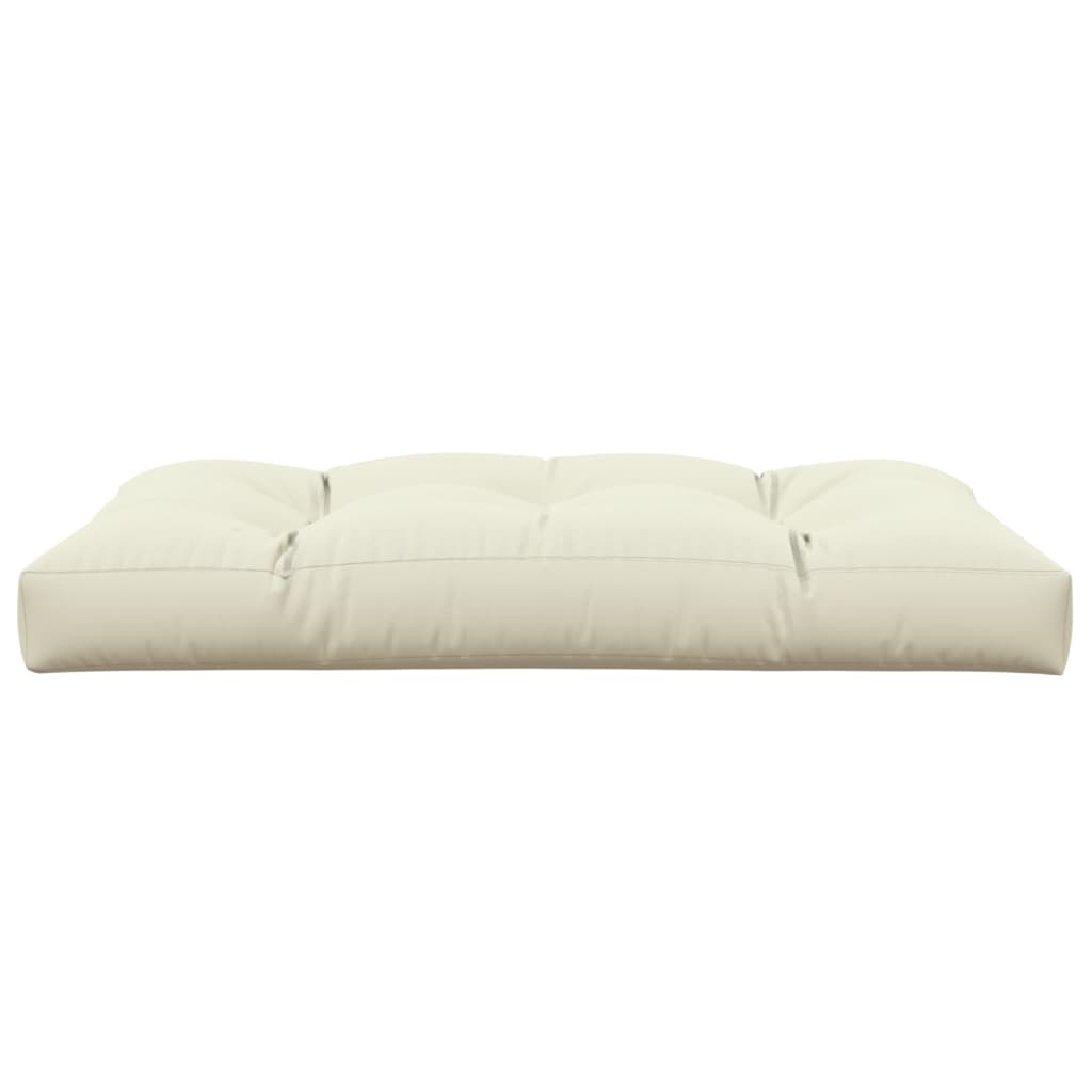 vidaXL Pallet Sofa Cushion Cream 47.2"x31.5"x3.9"