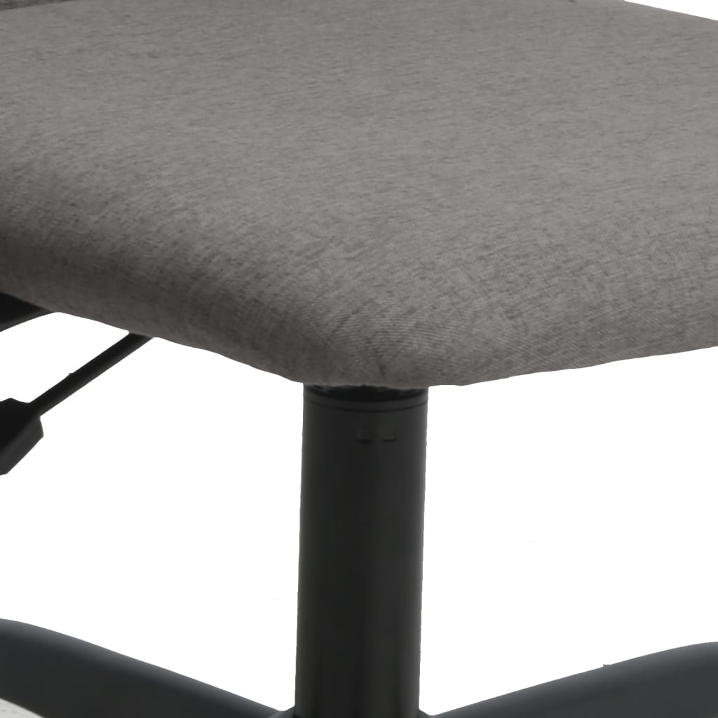 vidaXL Office Chair Dark Gray Fabric