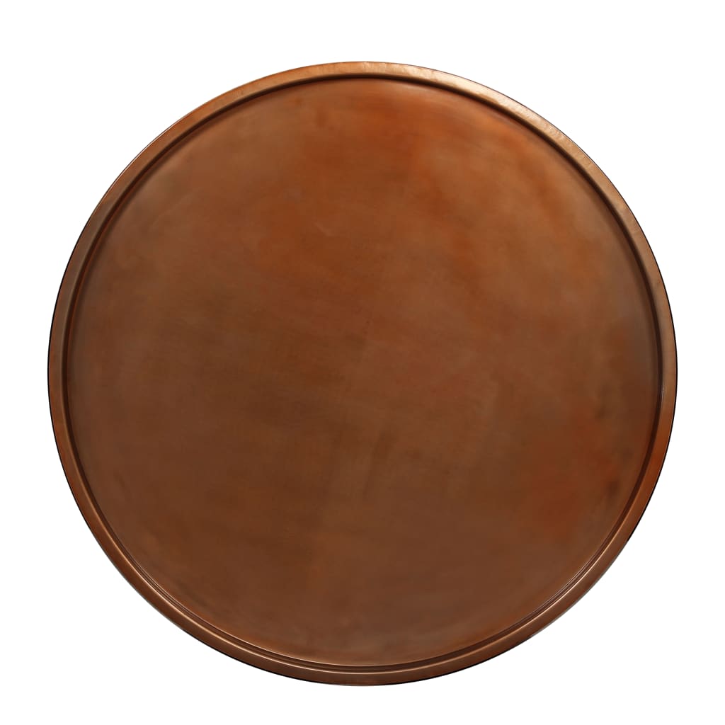 vidaXL Coffee Table Solid Sheesham Wood and Steel 26.8"