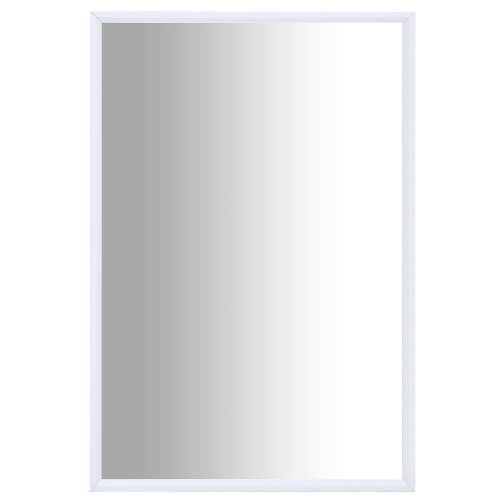 vidaXL Mirror White 23.6"x15.7"